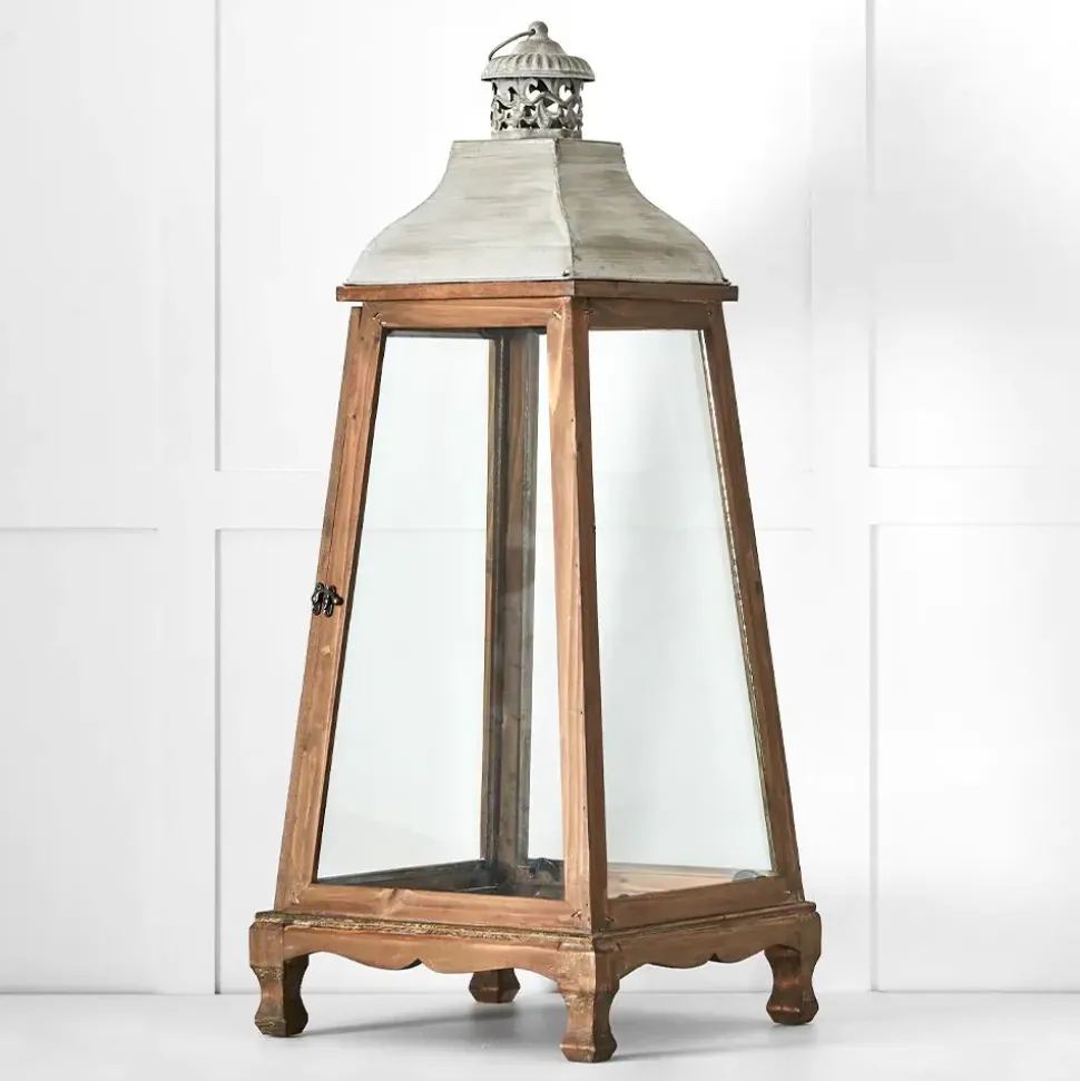 Antique Wooden Lantern