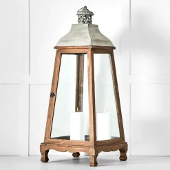 Antique Wooden Lantern