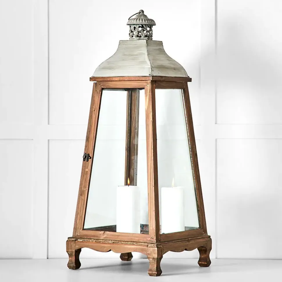 Antique Wooden Lantern