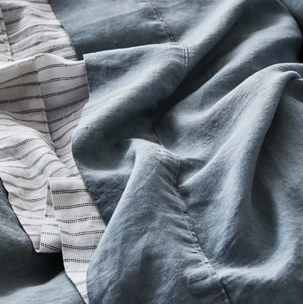 Antwerp Linen Flat Sheet - Cloud
