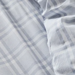 Bison Quilt Cover - Grey & White