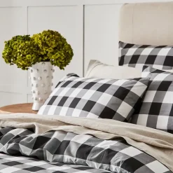 Buffalo Quilt Cover - Black & White