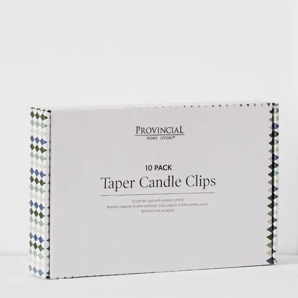 Candle Clip Decoration 10 Pk