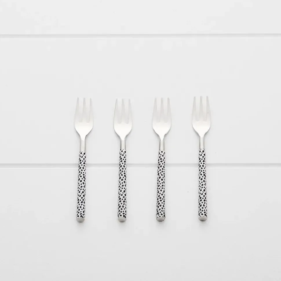 Cheetah Dessert Fork Set