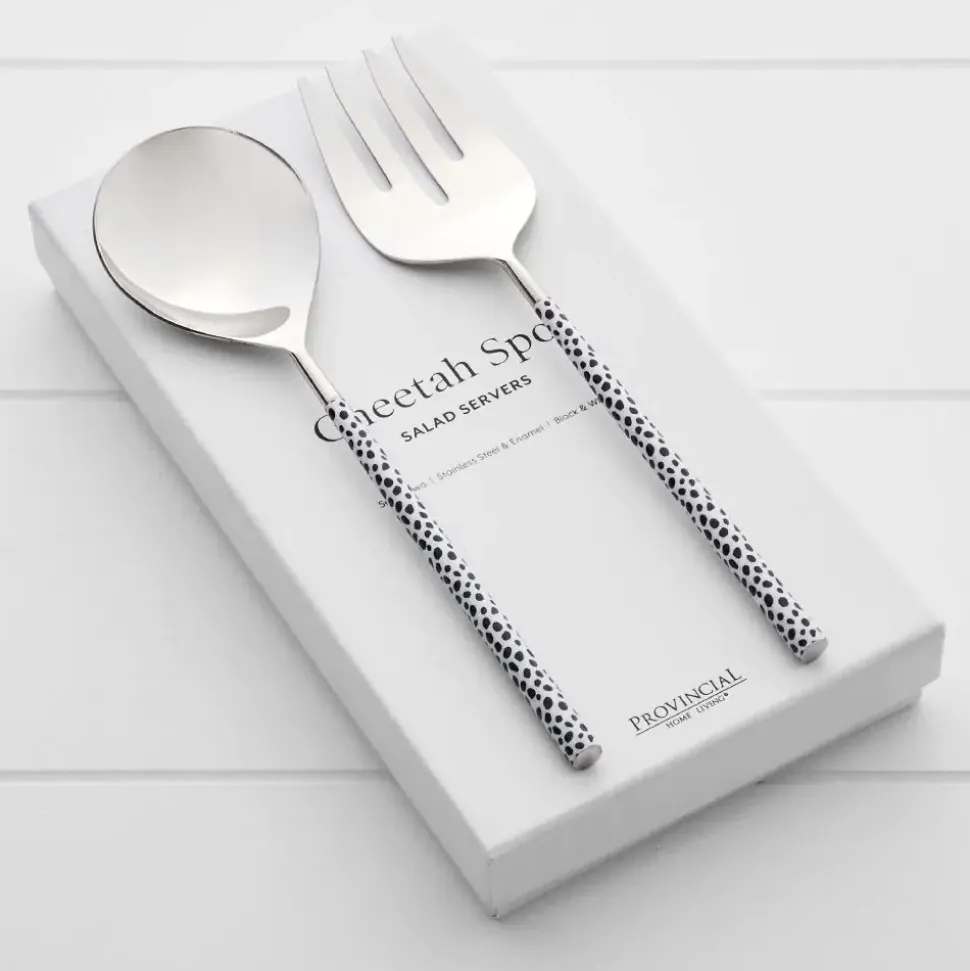 Cheetah Salad Servers