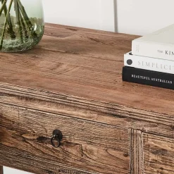 4 Drawer Elm Sofa Table