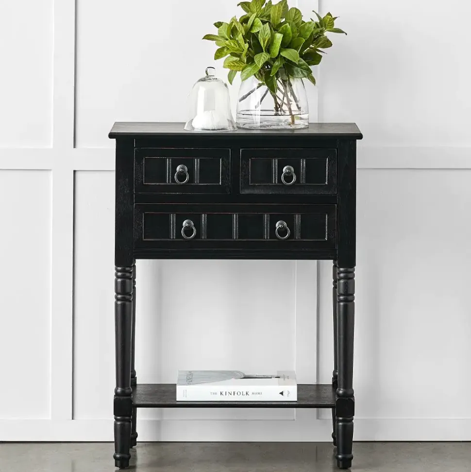 Elise 3 Drawer Bedside Table