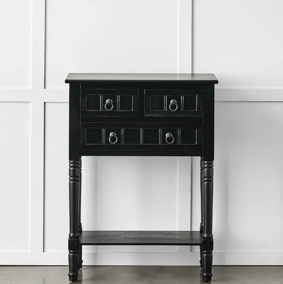 Elise 3 Drawer Bedside Table