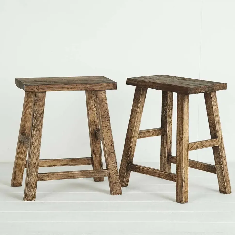 Elm Milking Stool