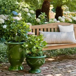 French Green Anduze Planter