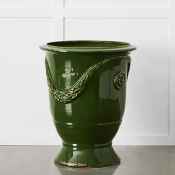 French Green Anduze Planter