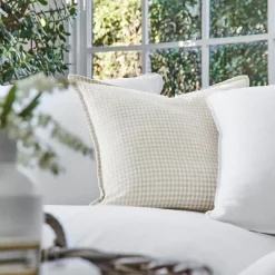 Gingham Cushion 50x50