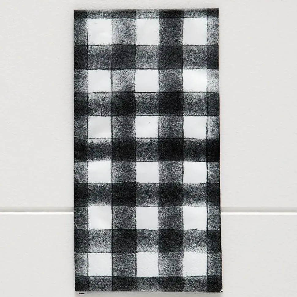 Gingham Dinner Serviette 30 Pk