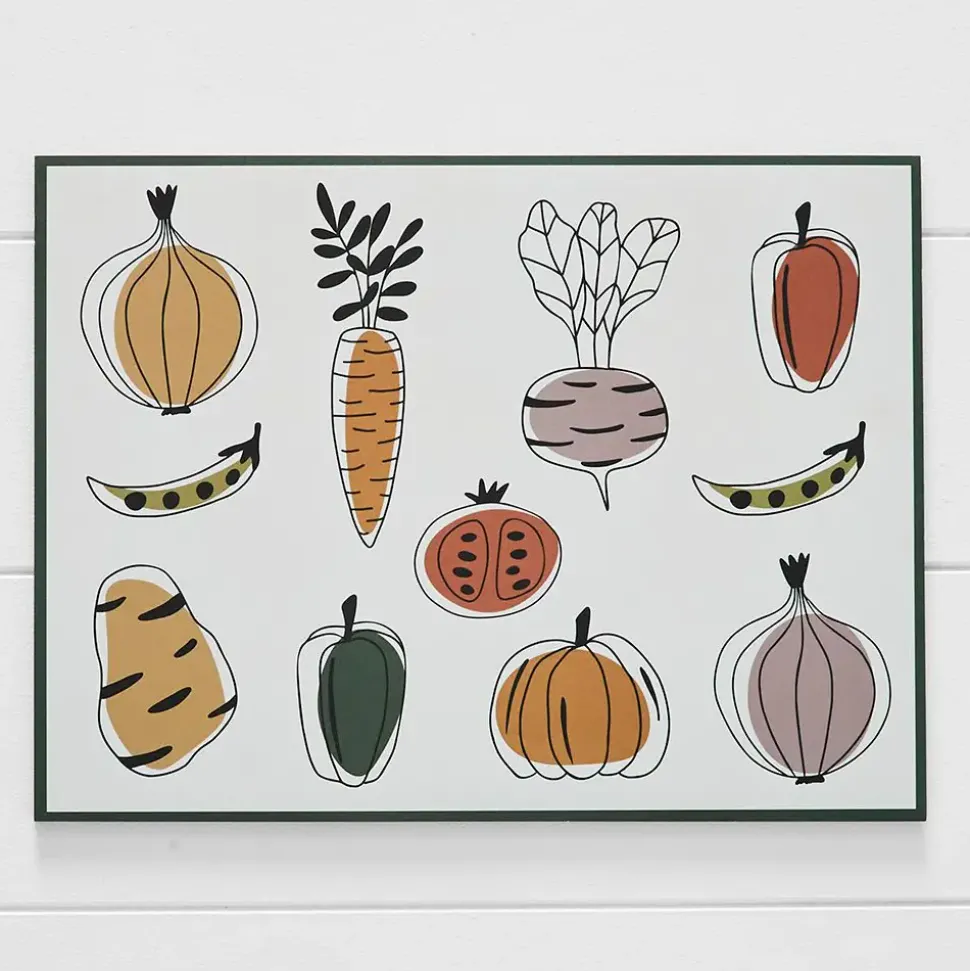 Harper Vegtables Placemat 30 Pk