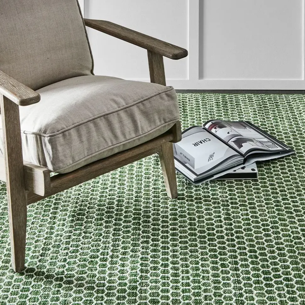 Hokey Rug - Emerald