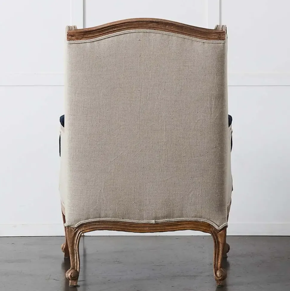 Khadi Indigo Armchair