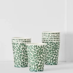 Leopard Paper Cups 10 Pk