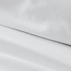 Pique Waffle Quilt Cover - White