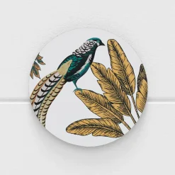 Porter Peafowl Coaster