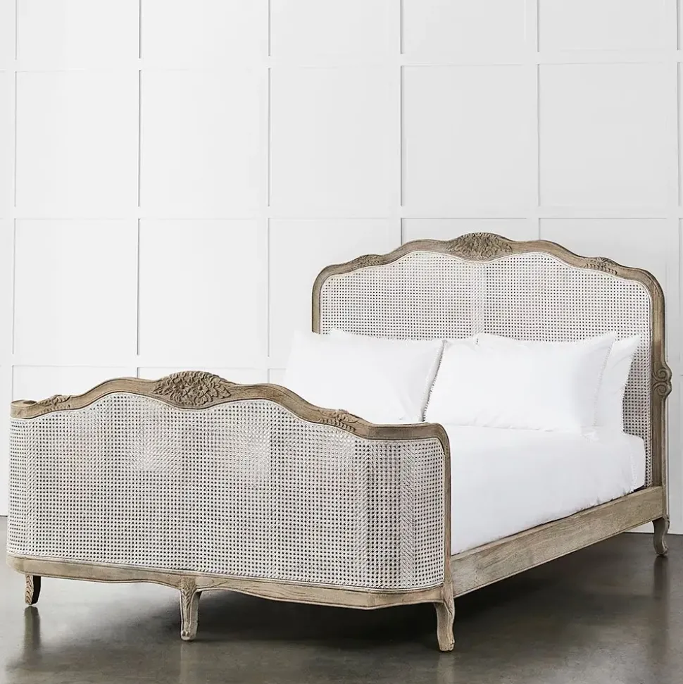 Rushworth Rattan Bed - Natural