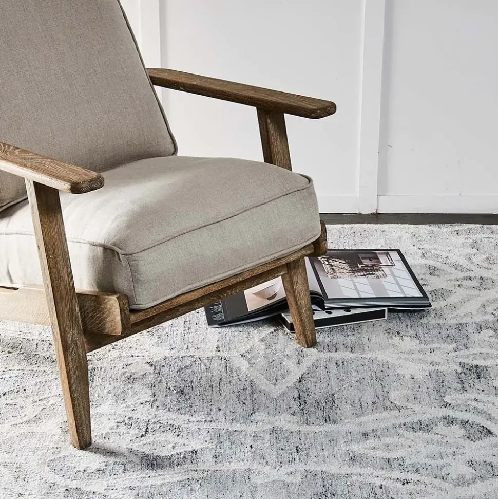 Sadie Rug - Grey & White