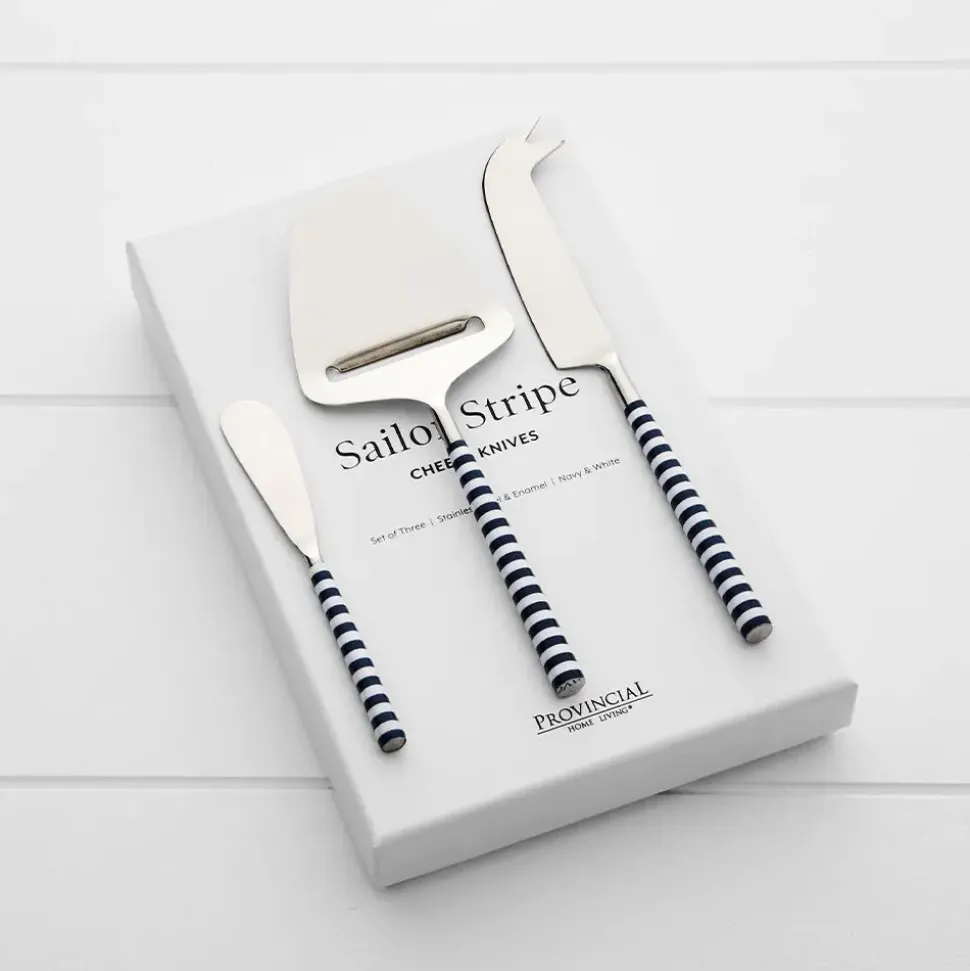 Sailor Stripe Cheese Set