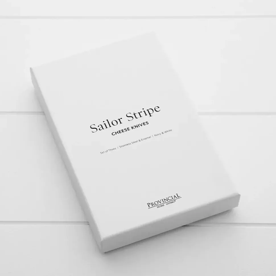Sailor Stripe Cheese Set