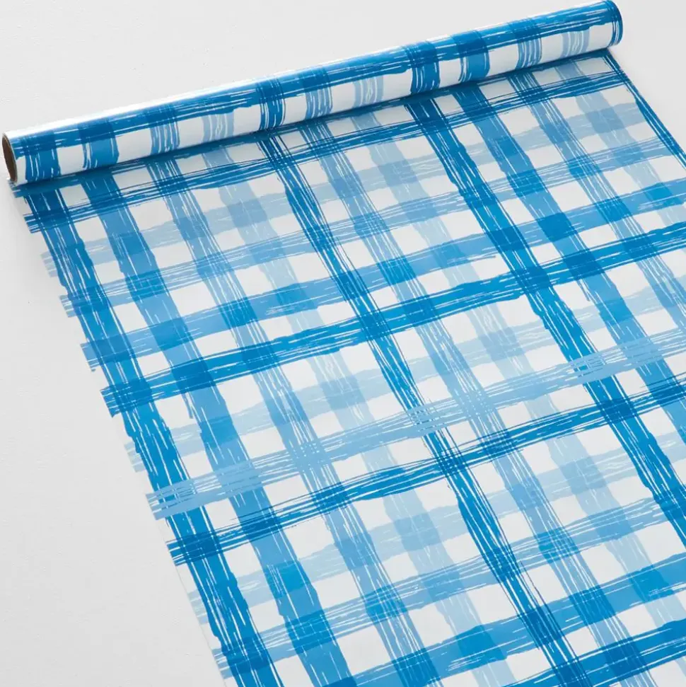 Shepherd Check Paper Table Runner