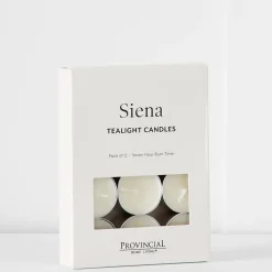 Siena Tealight Candles 12 pk