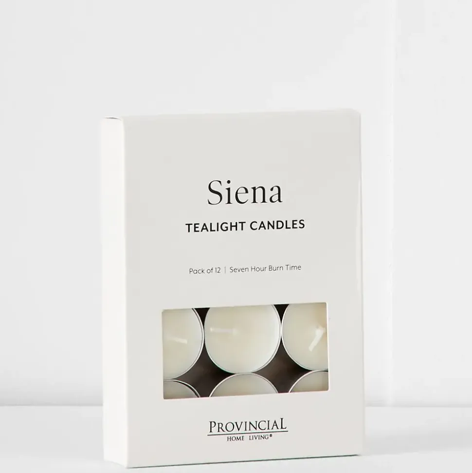 Siena Tealight Candles 12 pk