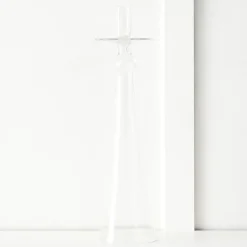 St Piere Glass Candlestick