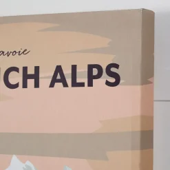 Vintage French Alps Canvas 60x90