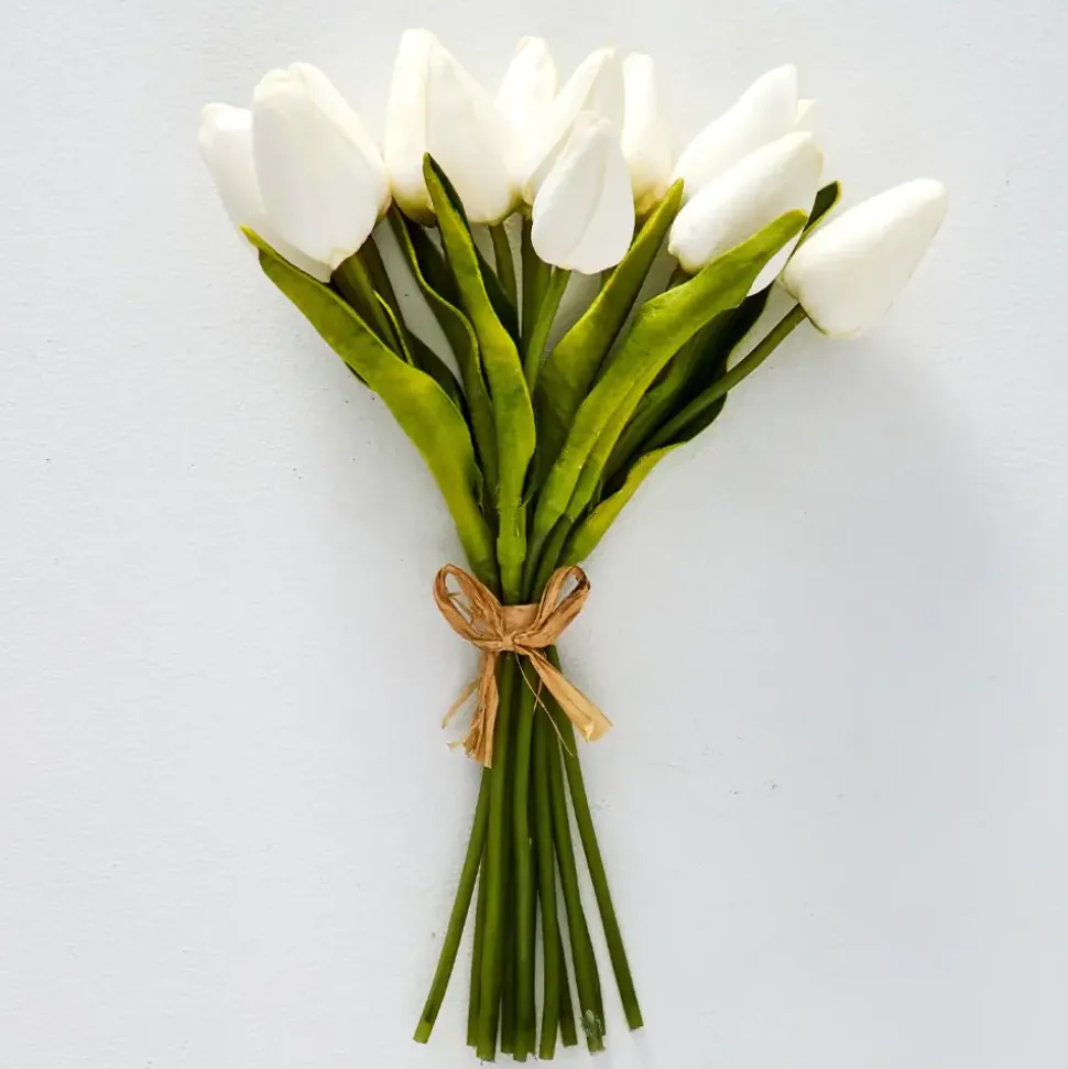 White Tulip Bunch