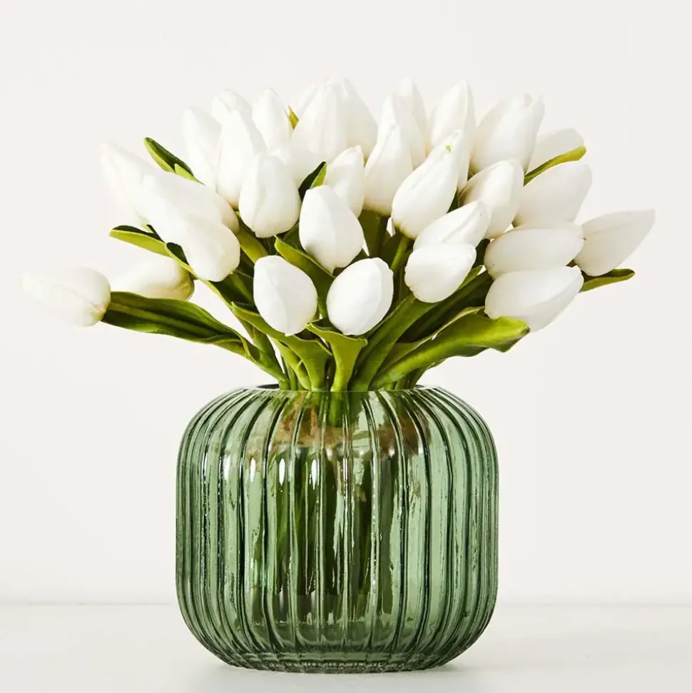 White Tulip Bunch